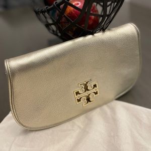 Tory Burch Gold Leather Crossbody